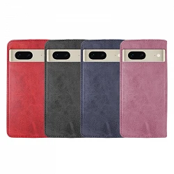 Case Lid with card holder Google Pixel 7 Leatherette - 4 colors