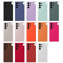 Case silicone Liquid Skin Effect Samsung Galaxy S23 available in 14 colors