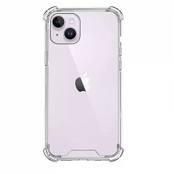 Case Anti-shock iPhone 15 Gel transparent with reinforced corners