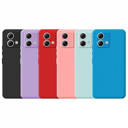Case silicone soft Moto G84 5G- 7 colors