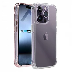 Case silicone iPhone 14 Pro transparent 3.3MM Extra Thickness
