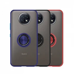Case Gel Xiaomi Redmi Note 9T Magnet with support Smoked