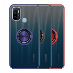 Coque Gel Oppo A16 Aimant avec support Fumé