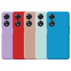 Funda Silicona Suave Oppo A78 4G - 7 Colores