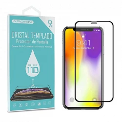 Cristal templado Full Glue 11D Premium iPhone Xs Max Protector de Pantalla Curvo Negro
