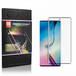 Protecteur d'écran en verre trempé incurvé Full Glue pour Samsung Note 10