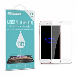 Full Glue 11D Premium Verre trempé iPhone 6 / 7 / 8 Protecteur d'écran incurvé Blanc