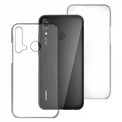 Double Coque Huawei P20 Lite 2019/Nova5i Silicone Transparent Avant et Arrière