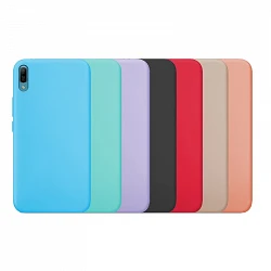 Coque Huawei Y5 2019 en silicone souple disponible en 7 couleurs