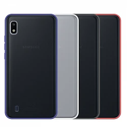 Funda Gel Samsung Galaxy a20s Smoked con borde de color