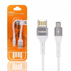 Câble Double Face Moxom MX-CB07 Charge Rapide 2.4A - Micro USB 4 Couleurs