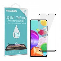 Cristal templado Full Glue 11D Premium Samsung Galaxy A41 Protector de Pantalla Curvo Negro
