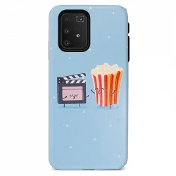 Coque Gel Double Couche Samsung Galaxy A91/S10 - Cinéma et Popcorn