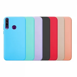 Coque Huawei Y6p en silicone souple disponible en 8 couleurs