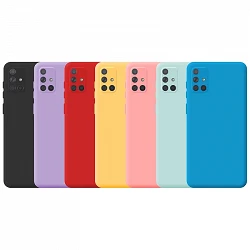 Funda Silicona Suave Samsung A71 - 7 Colores