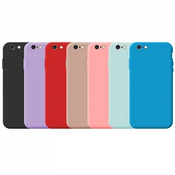 Funda Silicona Suave iPhone 6 - 7 Colores