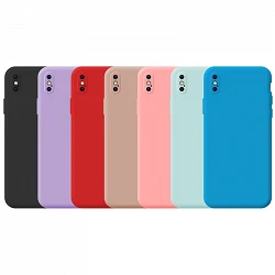 Funda Silicona Suave Iphone X/XS - 7 Colores