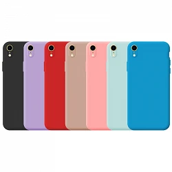 Funda Silicona Suave Iphone XR - 7 Colores