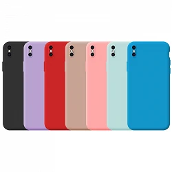 Funda Silicona Suave Iphone Xs Max - 7 Colores
