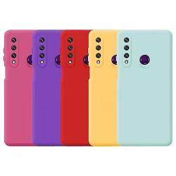 Funda Silicona Suave Huawei Y6P - 7 Colores