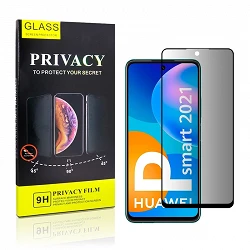 Cristal templado Privacidad Huawei P Smart 2021 Protector de Pantalla 5D Curvo