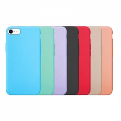 Coque iPhone 6 Plus en silicone souple disponible en 8 couleurs