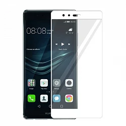 Protecteur d'écran en verre trempé Huawei P9 Plus blanc