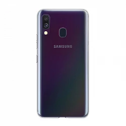 Funda Silicona Samsung Galaxy A40 Transparente 2.0MM Extra Grosor