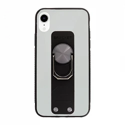 Gel Bracket iPhone XR Magnet Case avec Anneau Support 4-Couleurs