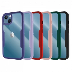 Funda Doble Silicona Anti-Golpe iPhone 13 Mini Silicona Delantera y Trasera - 4 Colores