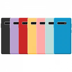 Funda Silicona Suave Samsung Galaxy S10 Plus - 7 Colores