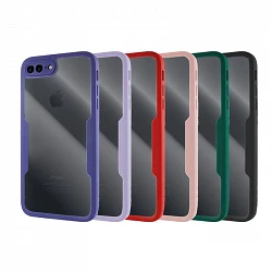 Funda Doble Silicona Anti-Golpe iPhone 7/8 Plus Silicona Delantera y Trasera - 4 Colores