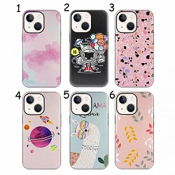 Coque Gel double couche pour iPhone 13 - 6-Drawings V2