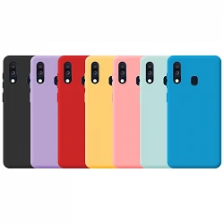 Funda Silicona Suave Samsung A40 - 7 Colores