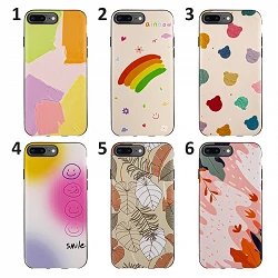 Coque Gel Double Couche pour iPhone 6/7/8 Plus - 6-Drawings