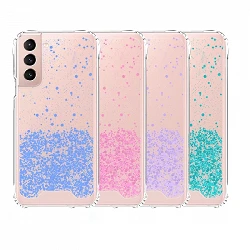 Coque gel pailletée transparente Samsung Galaxy S22 4 - Couleurs