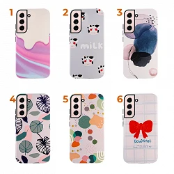 Coque Gel double couche pour Samsung Galaxy S22 - 6-Drawings V2