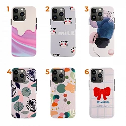 Coque Gel double couche pour iPhone 13 / Pro - 6-Drawings V2