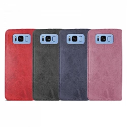 Funda Tapa con Tarjetero Samsung Galaxy S8 Plus Polipiel - 4 Colores