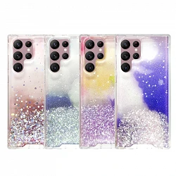 Coque Gel Glitter 3D Camera Protection Samsung Galaxy S22 Ultra 4 - Couleurs