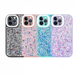 Funda Glitter Purpurina Fluorescente para iPhone 12 Pro 6.1"