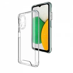 Coque transparente en acrylique rigide Samsung Galaxy A03 Core Case Space