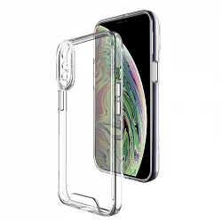 Coque en acrylique rigide transparent iPhone XS Max Case Space