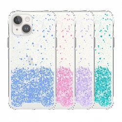 Coque gel pailletée transparente iPhone 14 Plus 4 - Couleurs