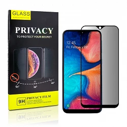 Cristal templado Privacidad Samsung A20S/REDMI9 Protector de Pantalla 5D Curvo