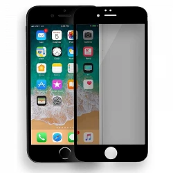 Protecteur d'écran en verre trempé Full Glue pour iPhone 6 Plus Noir