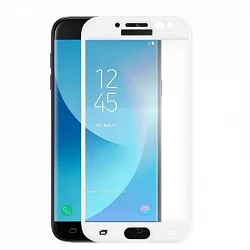 Protecteur d'écran en verre trempé Full Glue pour Samsung Galaxy J5 2017 Blanc