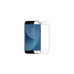 Protecteur d'écran en verre trempé Full Glue pour Samsung Galaxy J7 2017 Blanc