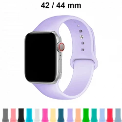 Couleurs du bracelet en silicone Apple Watch 42 / 44 / 45 mm