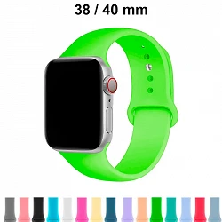Couleurs du bracelet en silicone Apple Watch 38 / 40 / 41 mm